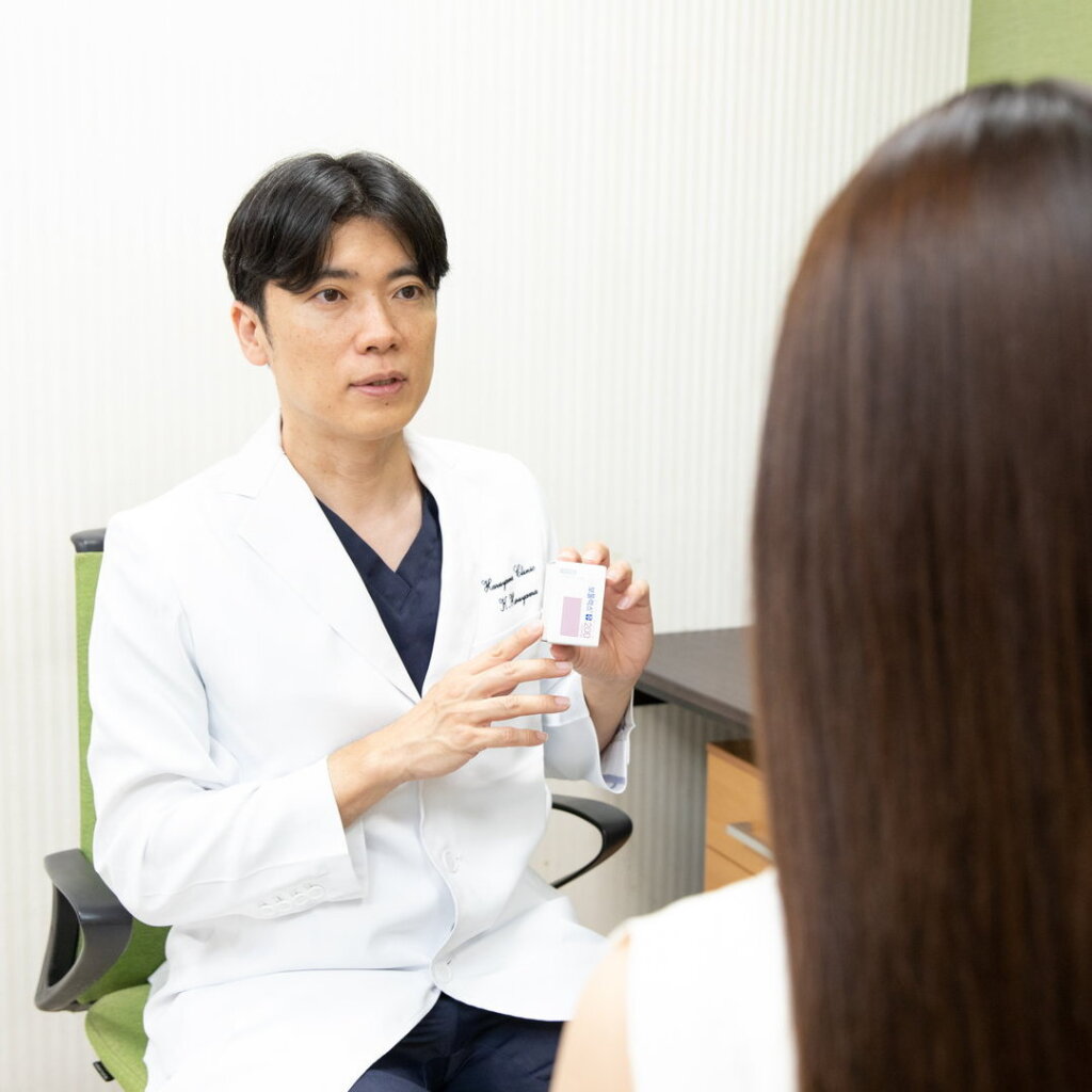 ボトックスの診察の様子